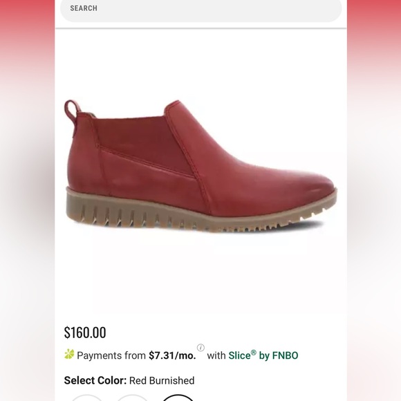 NEW $160 DANSKO Louisa leather slip on comfort low ankle boot women size 37 7 - Picture 9 of 9